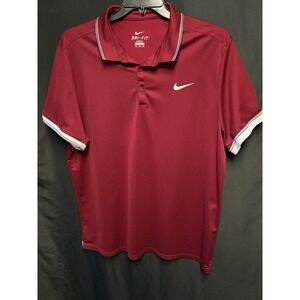 NIKE Dri-FIT Men's Polo Shirt‎ XXL Athletic Golf Sportswear Performance Top